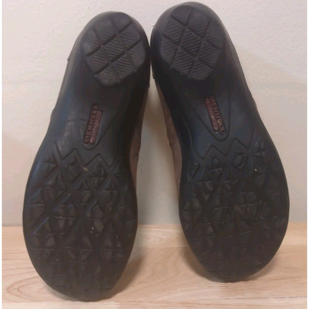 Merrell Veranda Moc Clog Women's 8 Brown Mules Slip On Leather Logo Minimalist - Picture 9 of 9